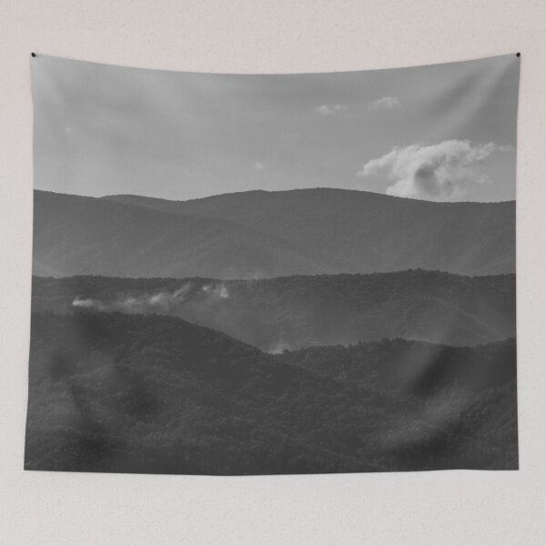 Item preview, Black and White Foothills designed and sold by TinyDinoDesigns.