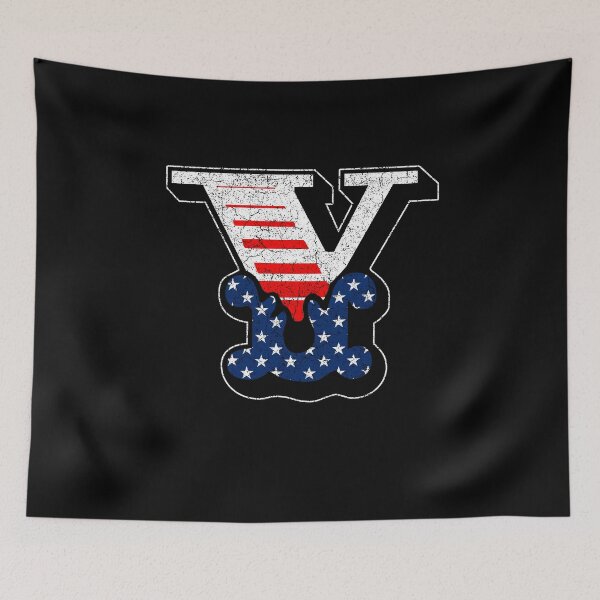 Item preview, Y RETRO STYLE CAPITAL LETTER INITIAL T-SHIRT CLASSIC VINTAGE DISTRESSED STARS AND STRIPES AMERICAN USA FLAG AMERICA 4th JULY FONT LOGO TYPEFACE LETTERING TYPOGRAPHY MONOGRAM TEE designed and sold by prezziefactory.