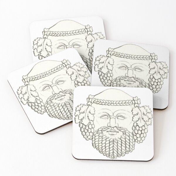 Item preview, Old Bacchus Face, Dionysus Face designed and sold by HawthorneFlame.