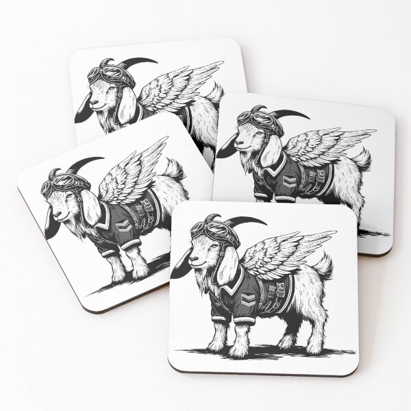 Item preview, Flying Goat Pilot  designed and sold by CortexCreations.