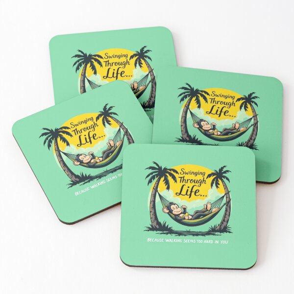 Item preview, Swinging Through Life... Because Walking Seems Too Hard for You designed and sold by SignumShop.