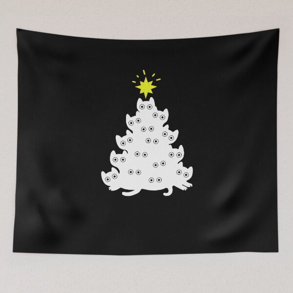 Item preview, Cat Christmas Tree designed and sold by bazsi98.