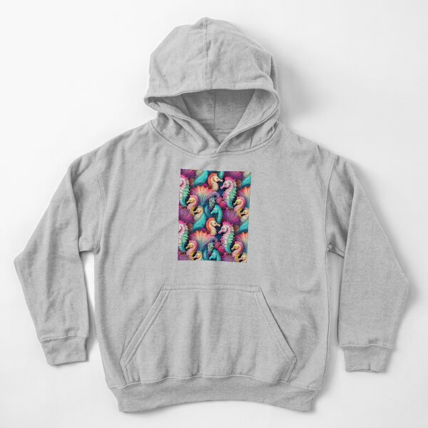 Artikel-Vorschau von Seahorse Splash: Ein skurriles Muster mit Seepferdchen, designt und verkauft von Grang Art Artistic Designs.