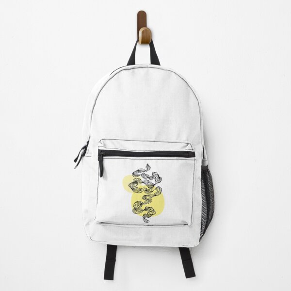 Item preview, Abstract Line Art Waves - Yellow designed and sold by LulaLinhDesigns.