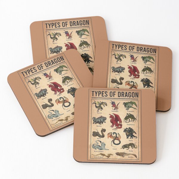 Item preview, Types of Dragons designed and sold by PatronesKawai.