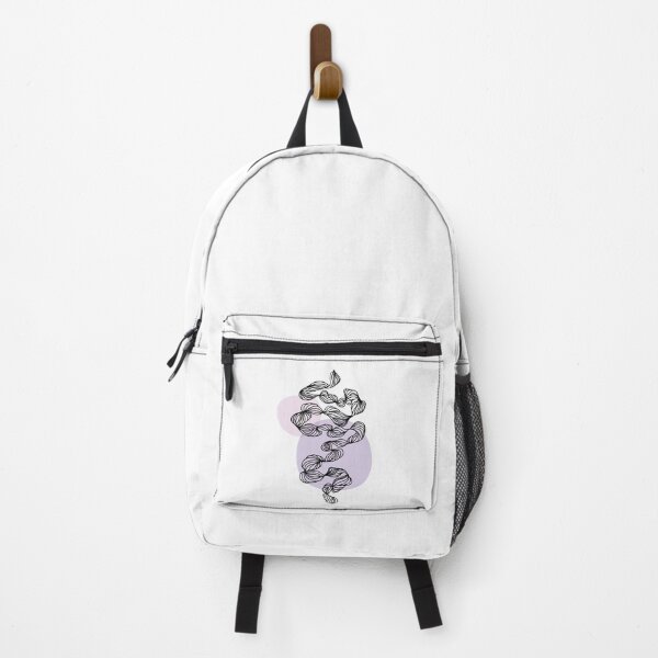 Item preview, Abstract Line Art Waves - Purple designed and sold by LulaLinhDesigns.