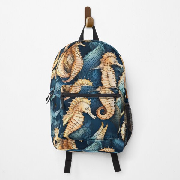 Item preview, Seahorse Safari: A whimsical pattern featuring seahorses designed and sold by Grang Art Artistic Designs.
