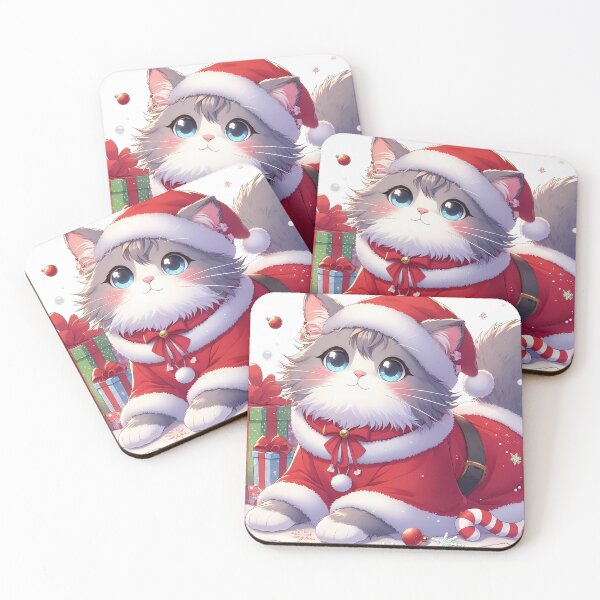 Item preview, The Kitten Who Lit the Christmas Lights Anime Version designed and sold by nocturnastore.