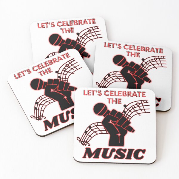 Item preview, LET'S CELEBRATE MUSIC designed and sold by stickersrafisa.
