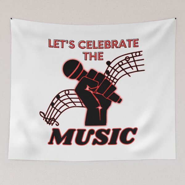 Item preview, LET'S CELEBRATE MUSIC designed and sold by stickersrafisa.