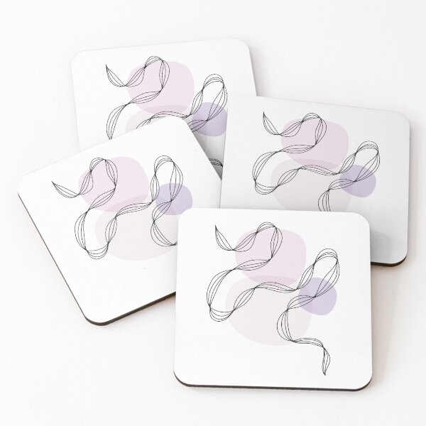 Item preview, Abstract Line Art - Purple designed and sold by LulaLinhDesigns.