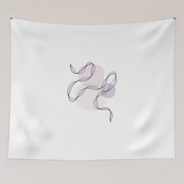Item preview, Abstract Line Art - Purple designed and sold by LulaLinhDesigns.