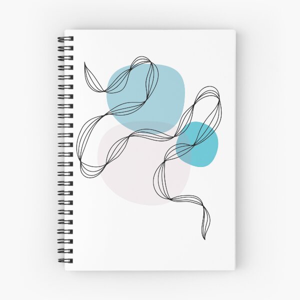 Aperçu de l'œuvre Dessin au trait abstrait - Bleu créée et vendue par LulaLinhDesigns.