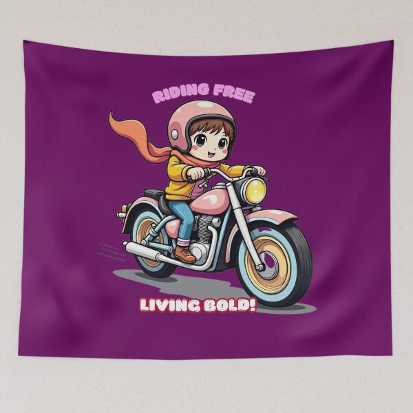 Item preview, Riding Free Living Bold designed and sold by 71Lion.