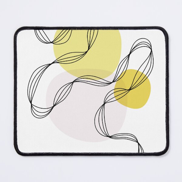 Item preview, Abstract Line Art - Yellow designed and sold by LulaLinhDesigns.
