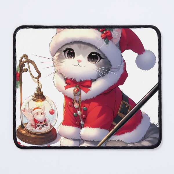 Item preview, The Kitten Who Lit the Christmas Lights Anime Version 2 designed and sold by nocturnastore.