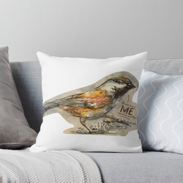 Item preview, You been talkin' to ME this whole time? Startled bird designed and sold by Kara Draws.