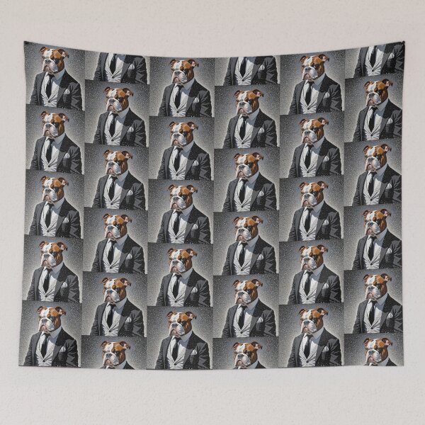 Item preview, Classy Bulldog in Suit designed and sold by Slick-Waffles.