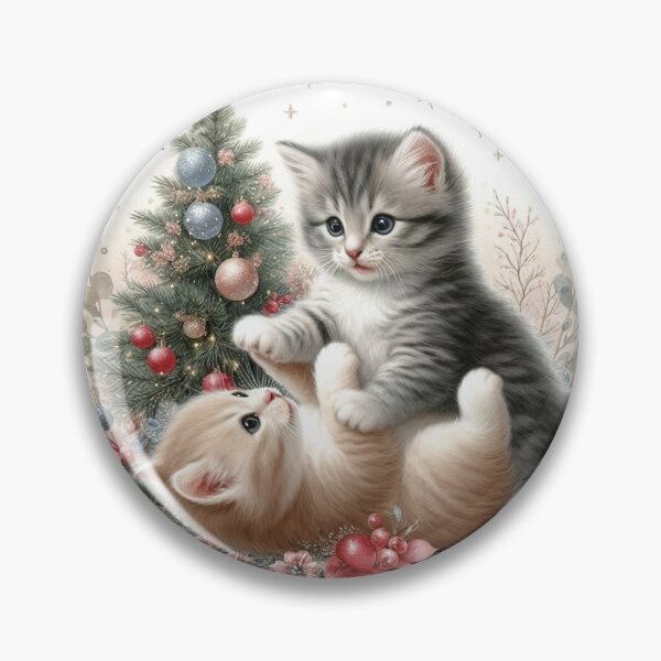 Item preview, Kittens Playful Christmas designed and sold by J-CCreations.
