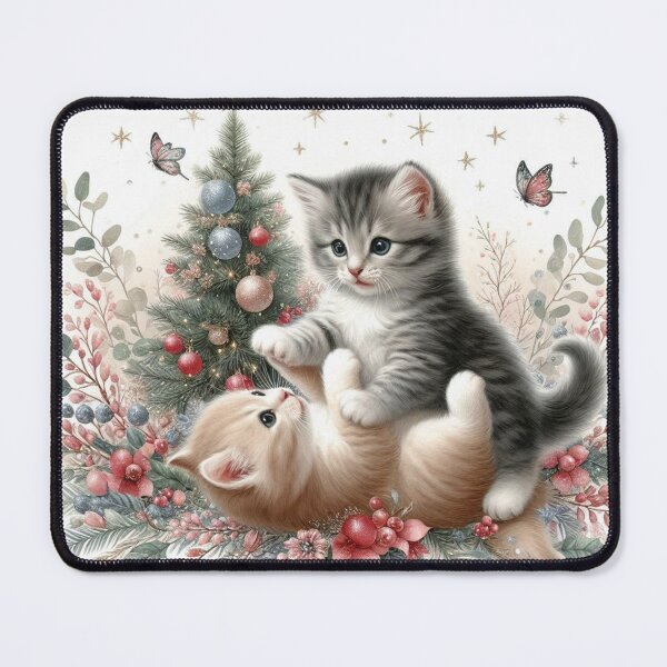 Item preview, Kittens Playful Christmas designed and sold by J-CCreations.