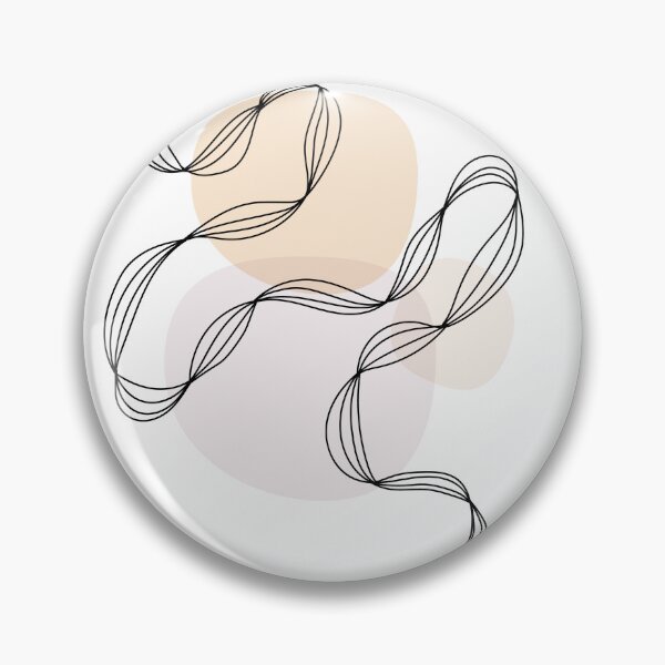 Item preview, Abstract Line Art - Beige designed and sold by LulaLinhDesigns.