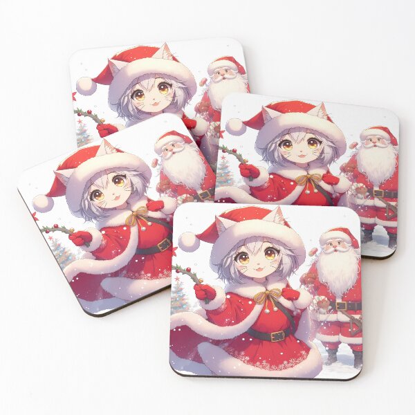 Item preview, The Kitten Who Lit the Christmas Lights Anime Version 3 designed and sold by nocturnastore.