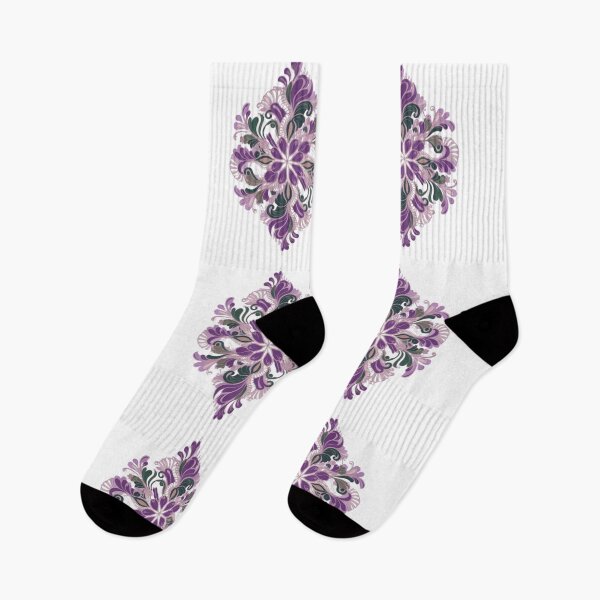 Item preview,  Purple Flower Motif pattern designed and sold by catcraftss.