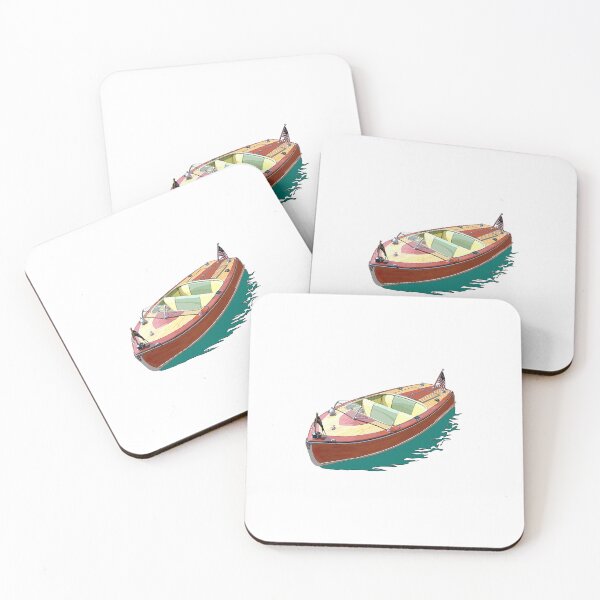 Item preview, Barco Century Sea Maid de 17 pies, color verde, de 1953 designed and sold by avenueart01.
