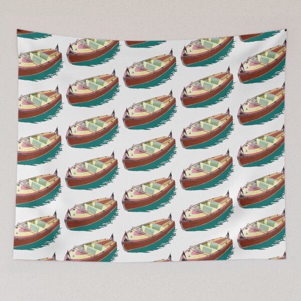 Item preview, Green 1953 17ft Century Sea Maid designed and sold by avenueart01.