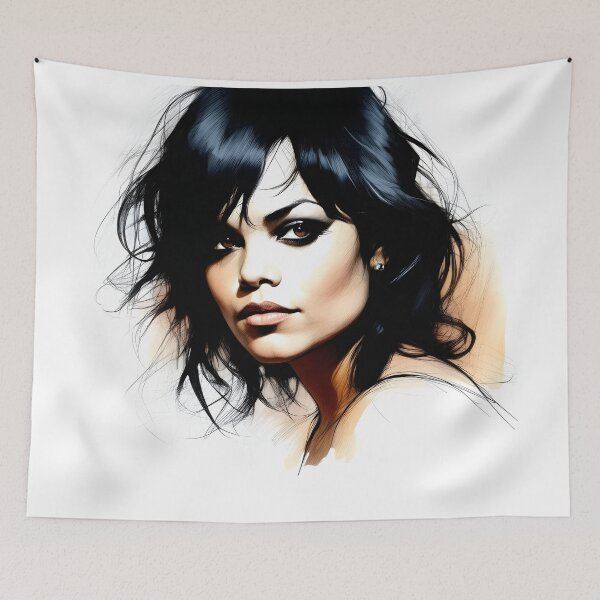 Artikelvorschau, Farbskizze mit Norah Jones entworfen und verkauft von bogfl.