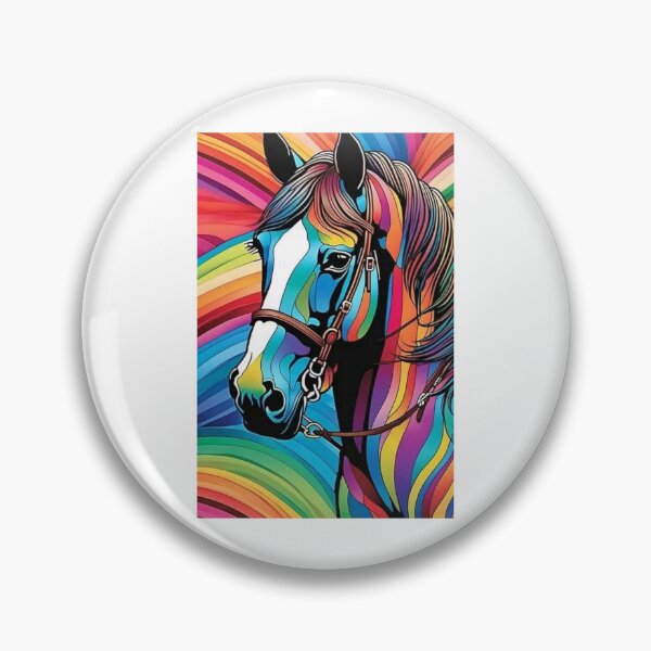 Artikelvorschau, Pferd im Pop-Art-Stil gemalt entworfen und verkauft von Venezolanos en palabras.