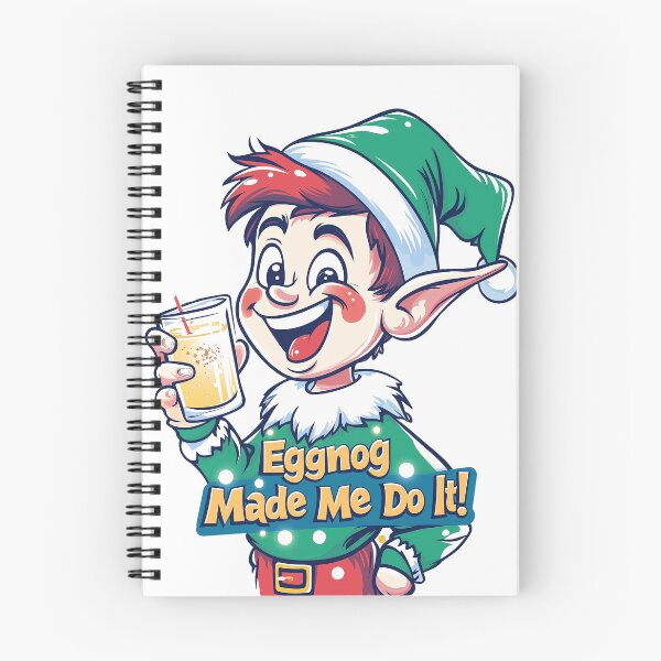 Item preview, Eggnog Made Me Do It! designed and sold by Ahmed Behiry.