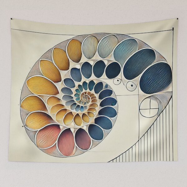 Aperçu de l'œuvre Palette de couleurs de Fibonnacci créée et vendue par Porosenok.