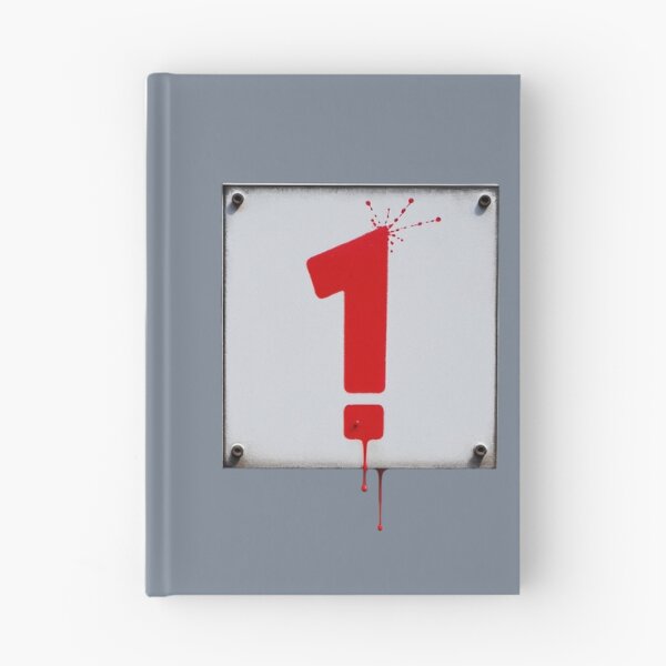 Item preview, Bold Red Exclamation Mark with Paint Splatters designed and sold by WILD-WILD-CAT.