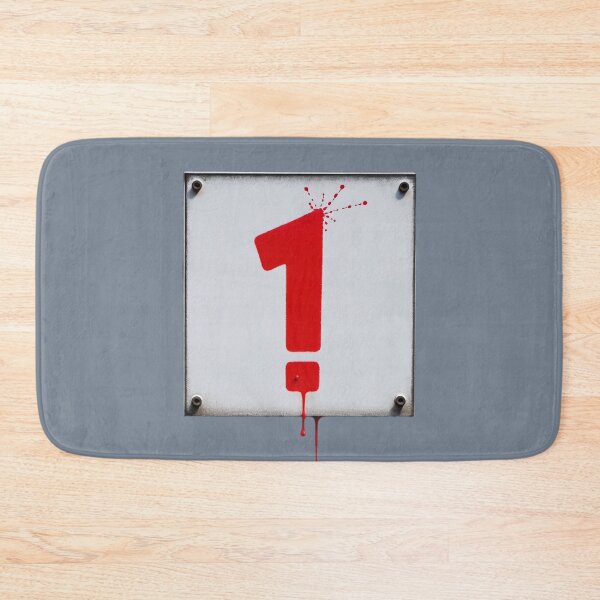 Item preview, Bold Red Exclamation Mark with Paint Splatters designed and sold by WILD-WILD-CAT.