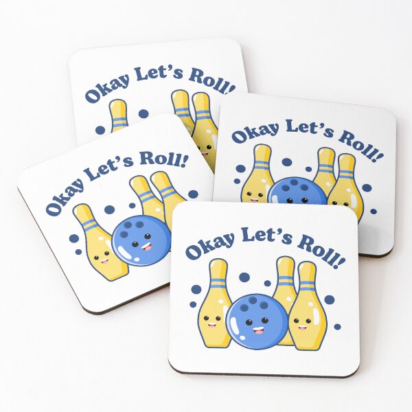 Item preview, Okay Let's Roll! - Fun Bowlers Pun - Gift - Bowling Pins designed and sold by Darling DeDe.