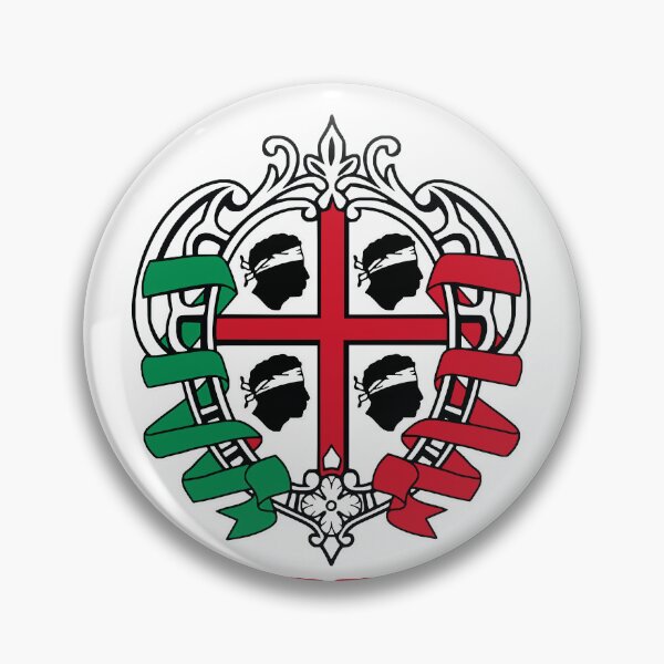 Item preview, Sardegna - Sardinia -  Italian flag and 4 Mori - Coat of arms designed and sold by miskaralise.