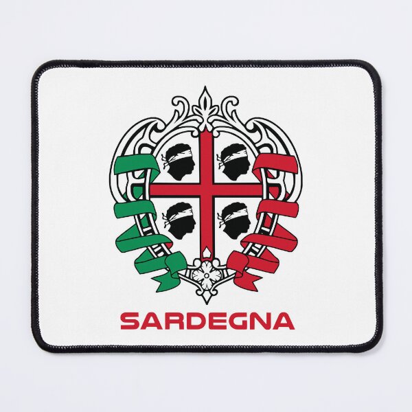 Item preview, Sardegna - Sardinia - Italian flag and 4 Mori - Coat of arms designed and sold by miskaralise.