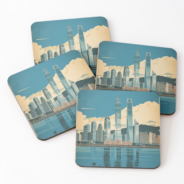 Item preview, Shenzhen Vintage Travel Poster designed and sold by TravelerRat.