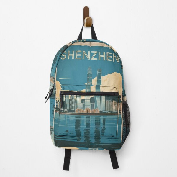 Item preview, Shenzhen Vintage Travel Poster designed and sold by TravelerRat.