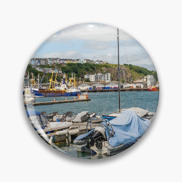 Item preview, Boats moored in Brixham harbour designed and sold by yackers1.