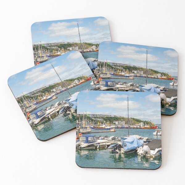 Item preview, Boats moored in Brixham harbour designed and sold by yackers1.