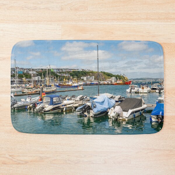 Item preview, Boats moored in Brixham harbour designed and sold by yackers1.