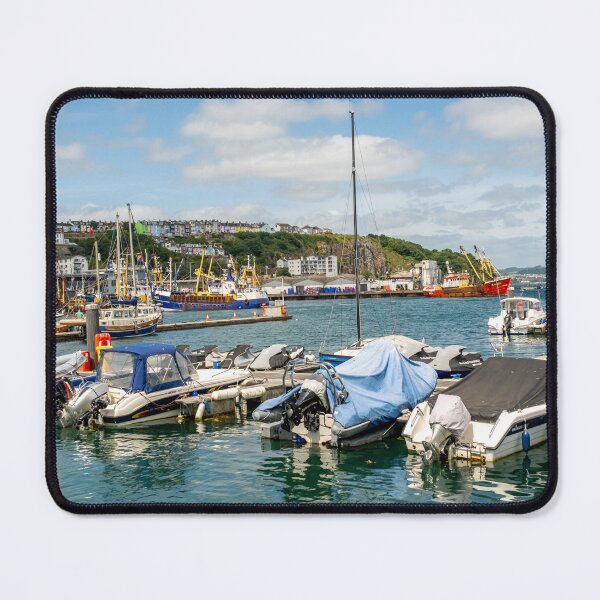 Item preview, Boats moored in Brixham harbour designed and sold by yackers1.