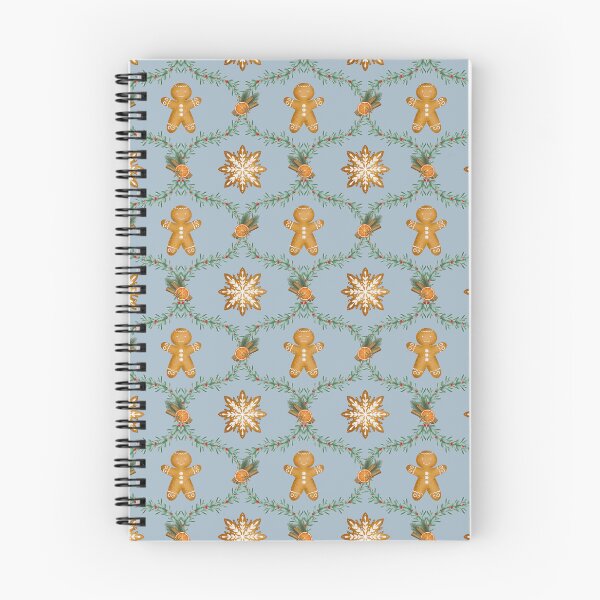Item preview, Christmas Retro Gingerbreads Pattern designed and sold by EL-Lebedenko.