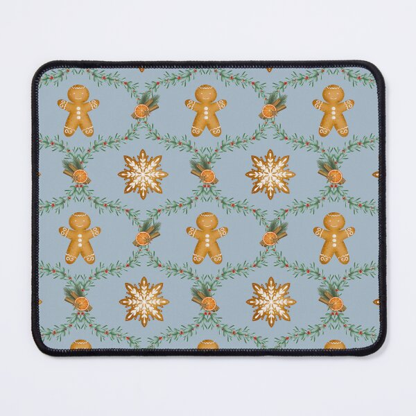 Item preview, Christmas Retro Gingerbreads Pattern designed and sold by EL-Lebedenko.