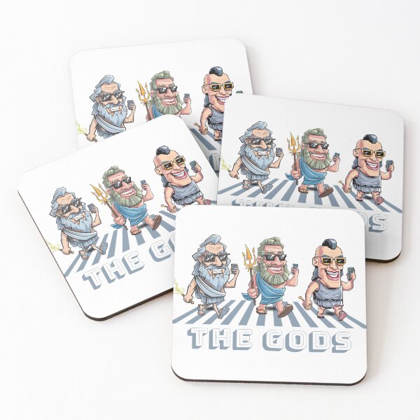 Item preview, The Gods of Olympus Walk the Modern Road - Zeus, Poseidon & Hades designed and sold by CircinusStore.