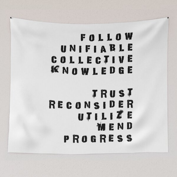 Item preview, Follow Unifiable Collective Knowledge 2 designed and sold by WastelandsEdge.