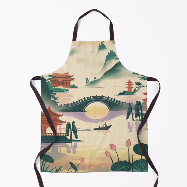 Item preview, Hangzhou Vintage Travel Poster designed and sold by TravelerRat.