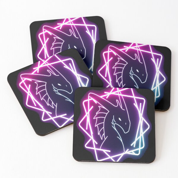 Item preview, Ender Dragon Silhouette with Neon Glow designed and sold by Thompika.